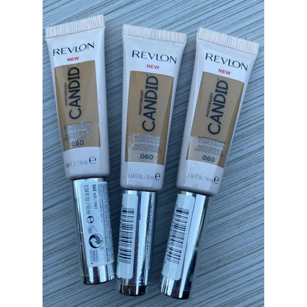 Revlon Photoready Candid Antioxidant Concealer #060 Deep 60 Lot Of 3 NEW